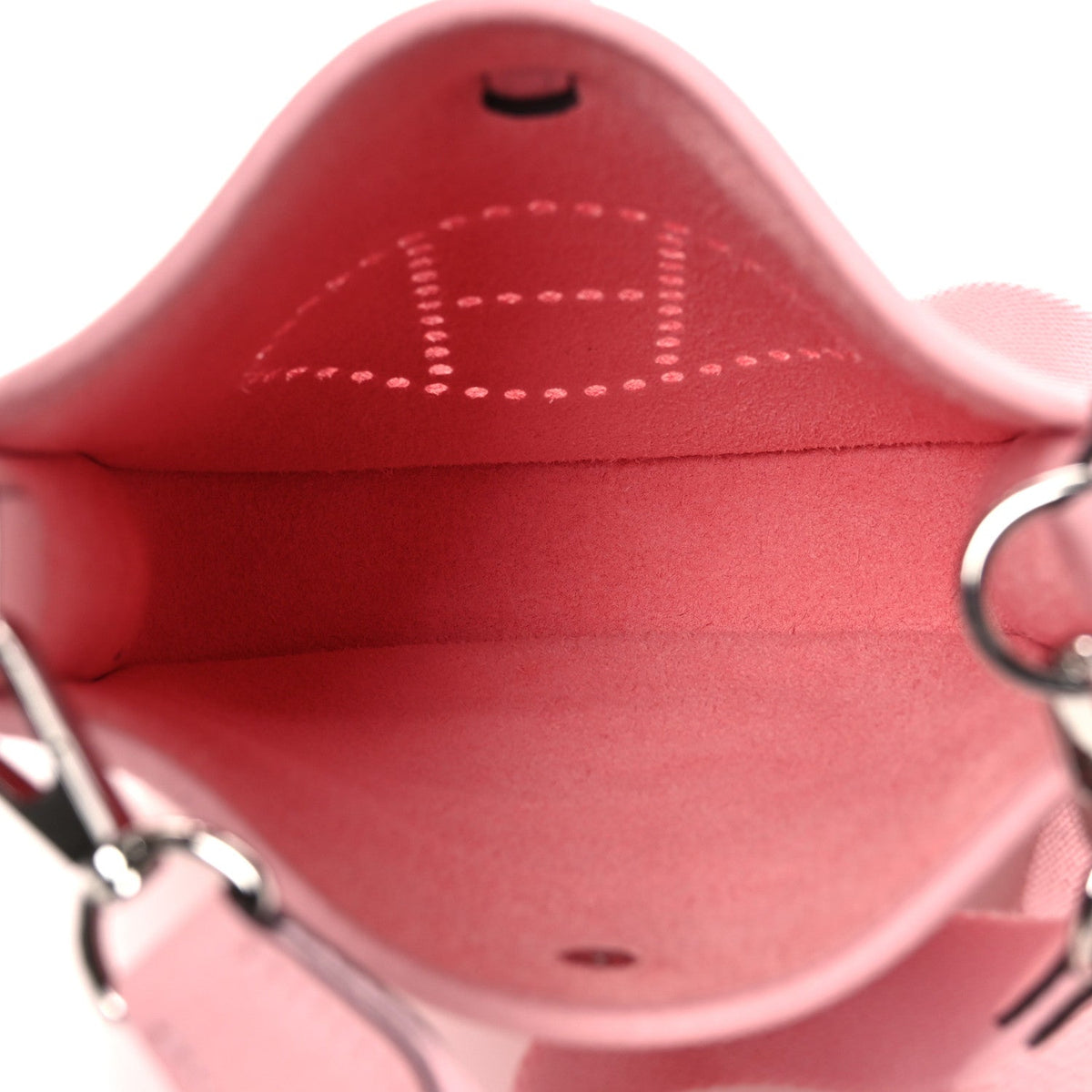Taurillon Clemence Evelyne Tpm Rose Saku Handbag