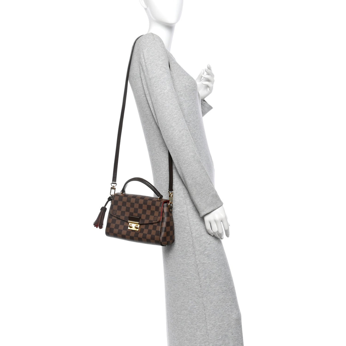Damier Ebene Croisette Handbag