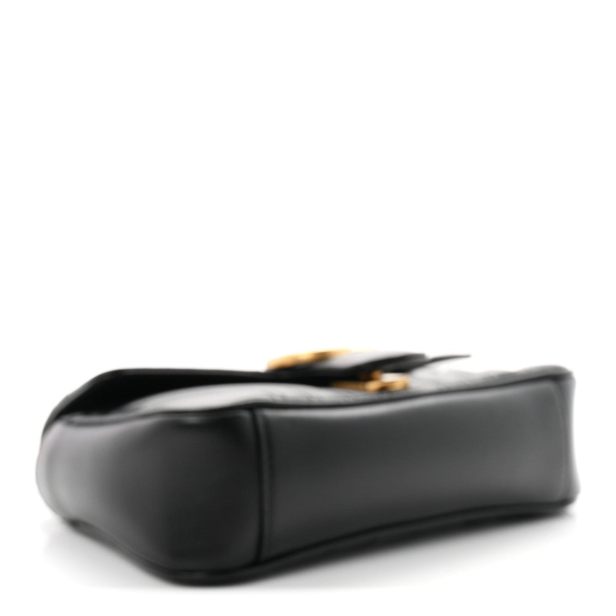 Mini Calfskin Shoulder Bag - Black