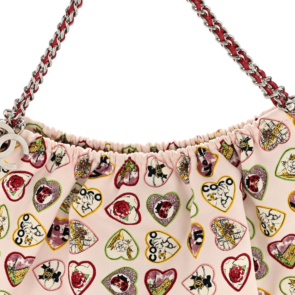 Canvas Shoulder Bag - Pink