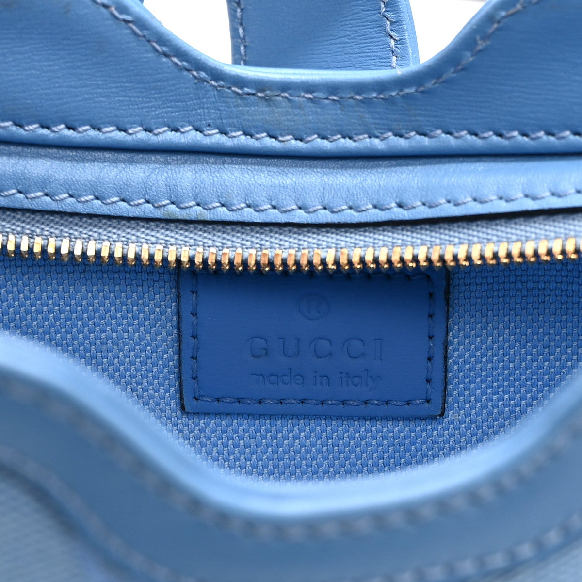 Mini Calfskin Shoulder Bag - Blue