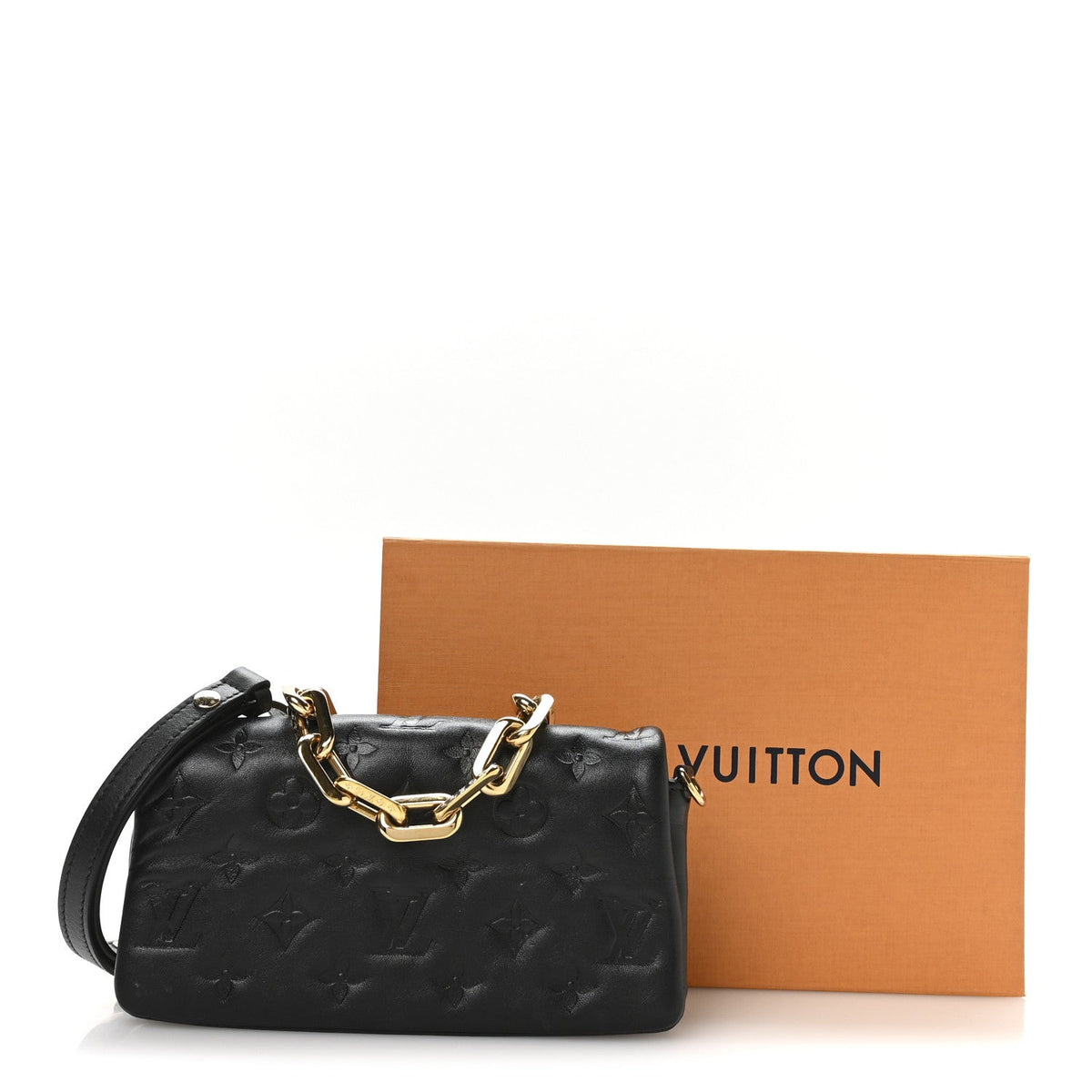 Lambskin Crossbody Bag - Black