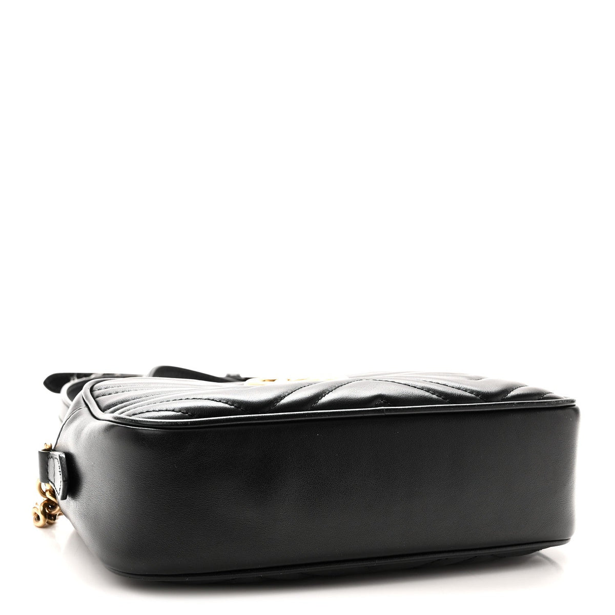 Small Calfskin Shoulder Bag - Black