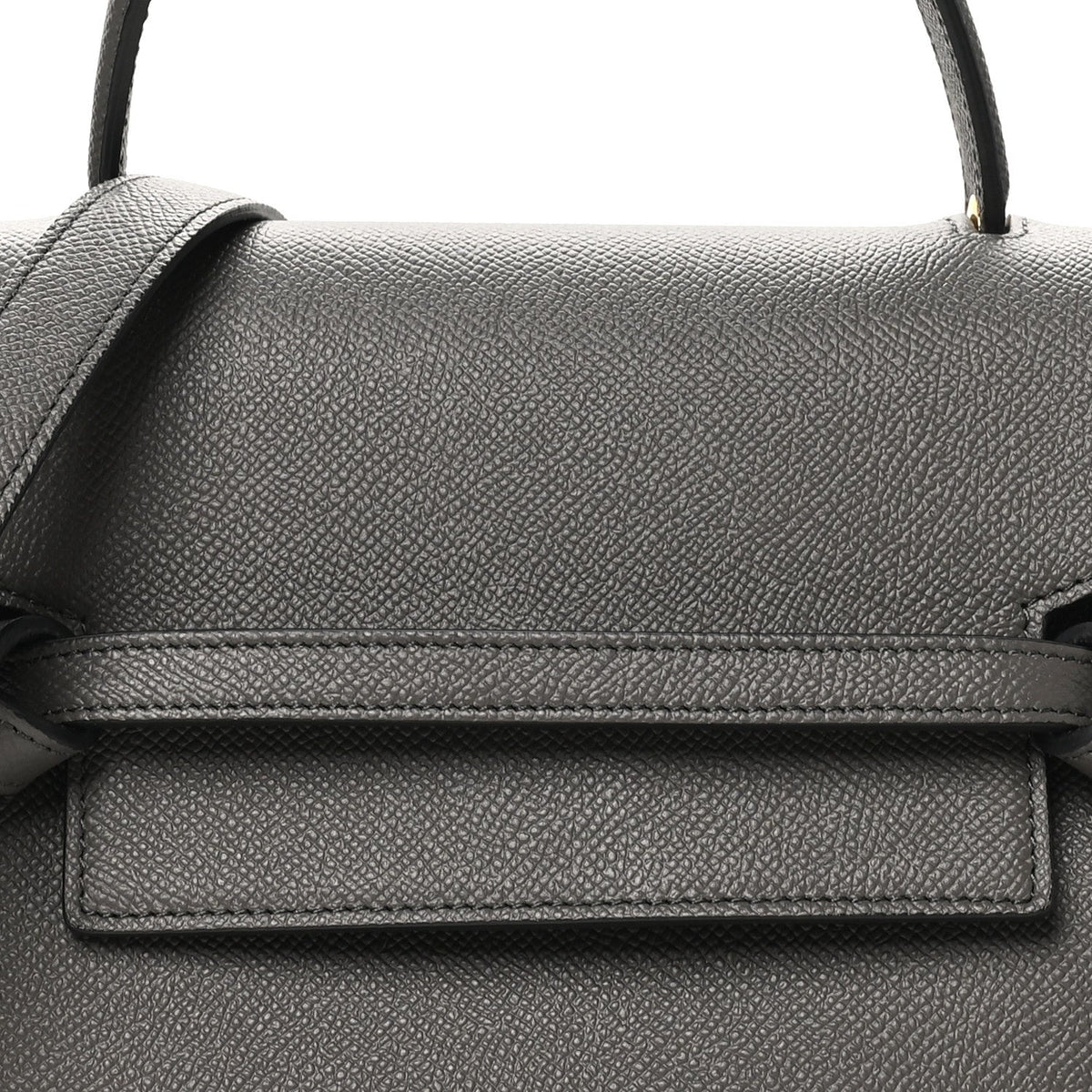 Calfskin Belt Bag - Grey