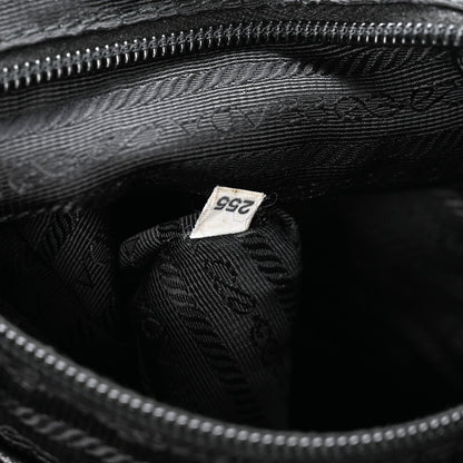 Medium Nylon Backpack - Black