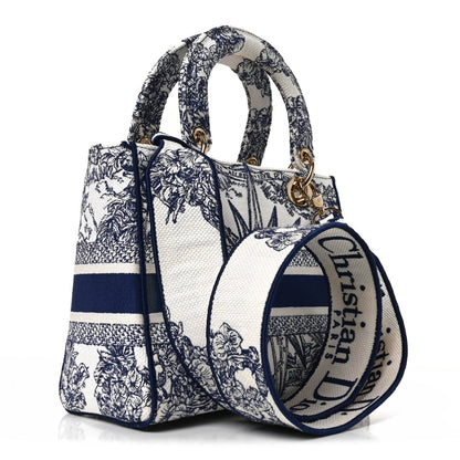 Medium Canvas Handbag - Red