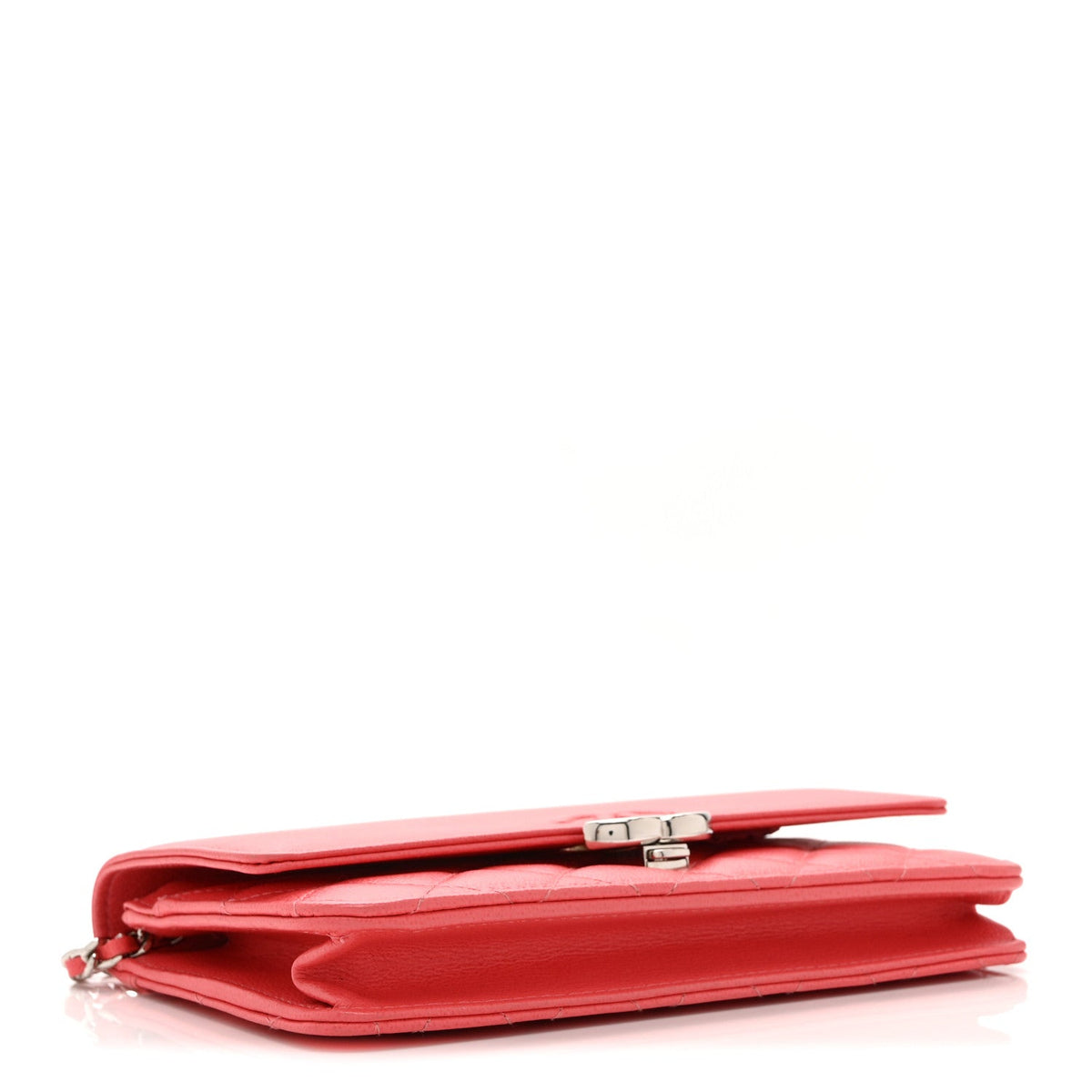 Quilted Calfskin Wallet Bag - Pink