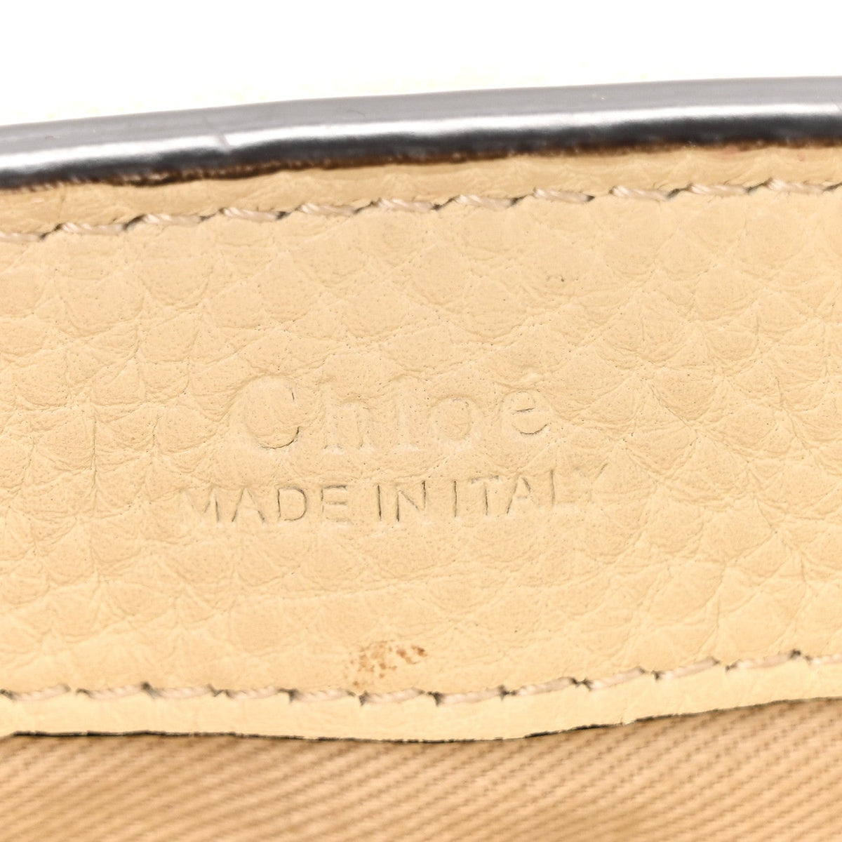Mini Calfskin Shoulder Bag - White