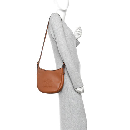 Small Calfskin Shoulder Bag - Tan