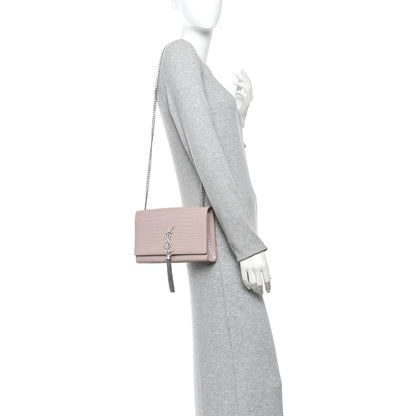 Medium Calfskin Satchel Bag - Pink