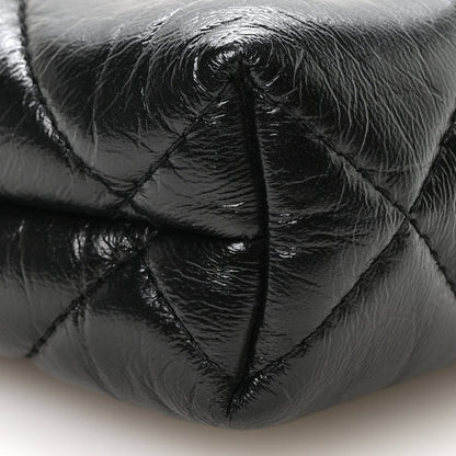 Quilted Lambskin Clutch Bag - Black