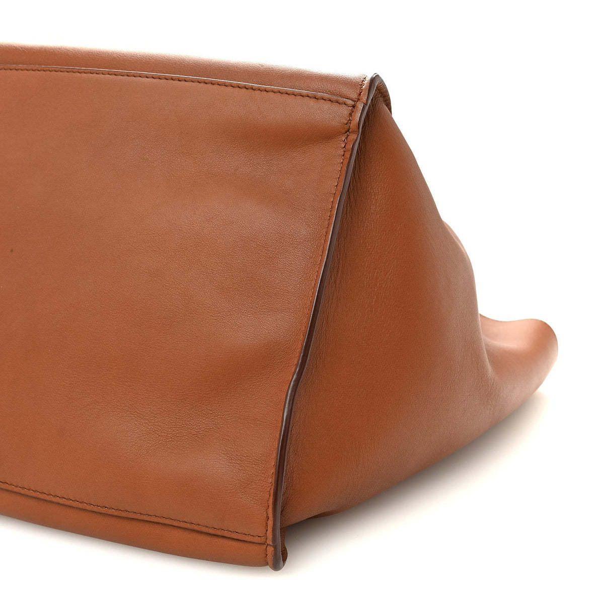 Small Calfskin Handbag - Tan