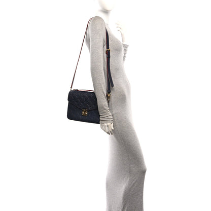 Empreinte Pochette Metis Marine Rouge Handbag