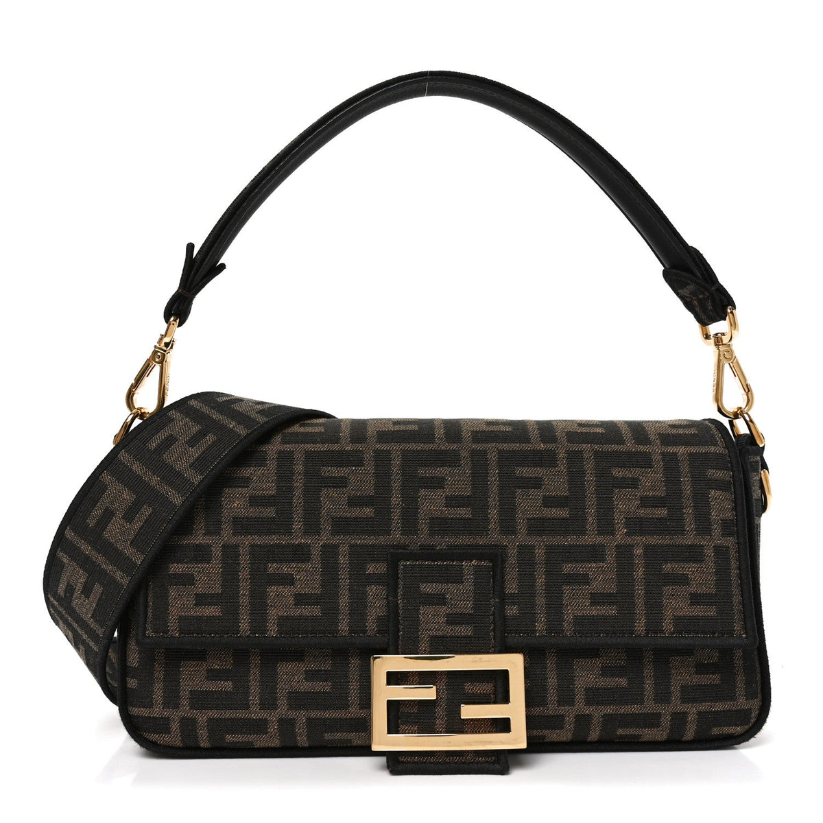 Medium Fabric Handbag - Black