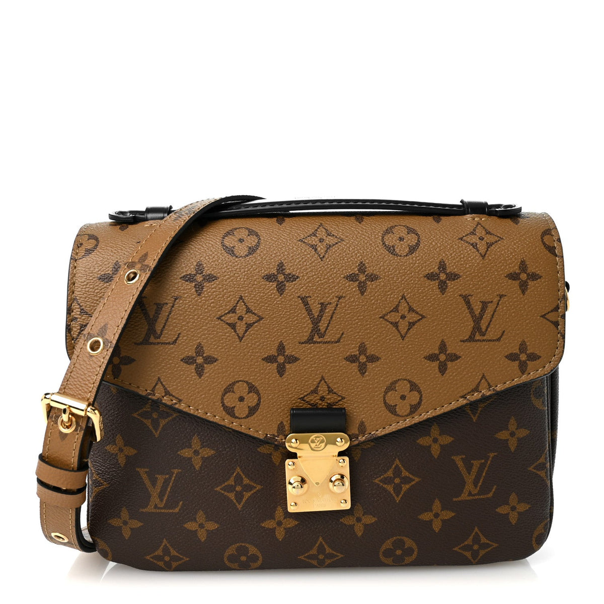 Reverse Monogram Pochette Metis Handbag