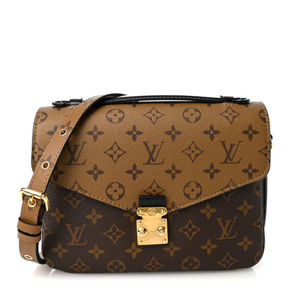 Reverse Monogram Pochette Metis Handbag