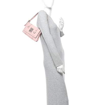Goatskin Shoulder Bag - Pink