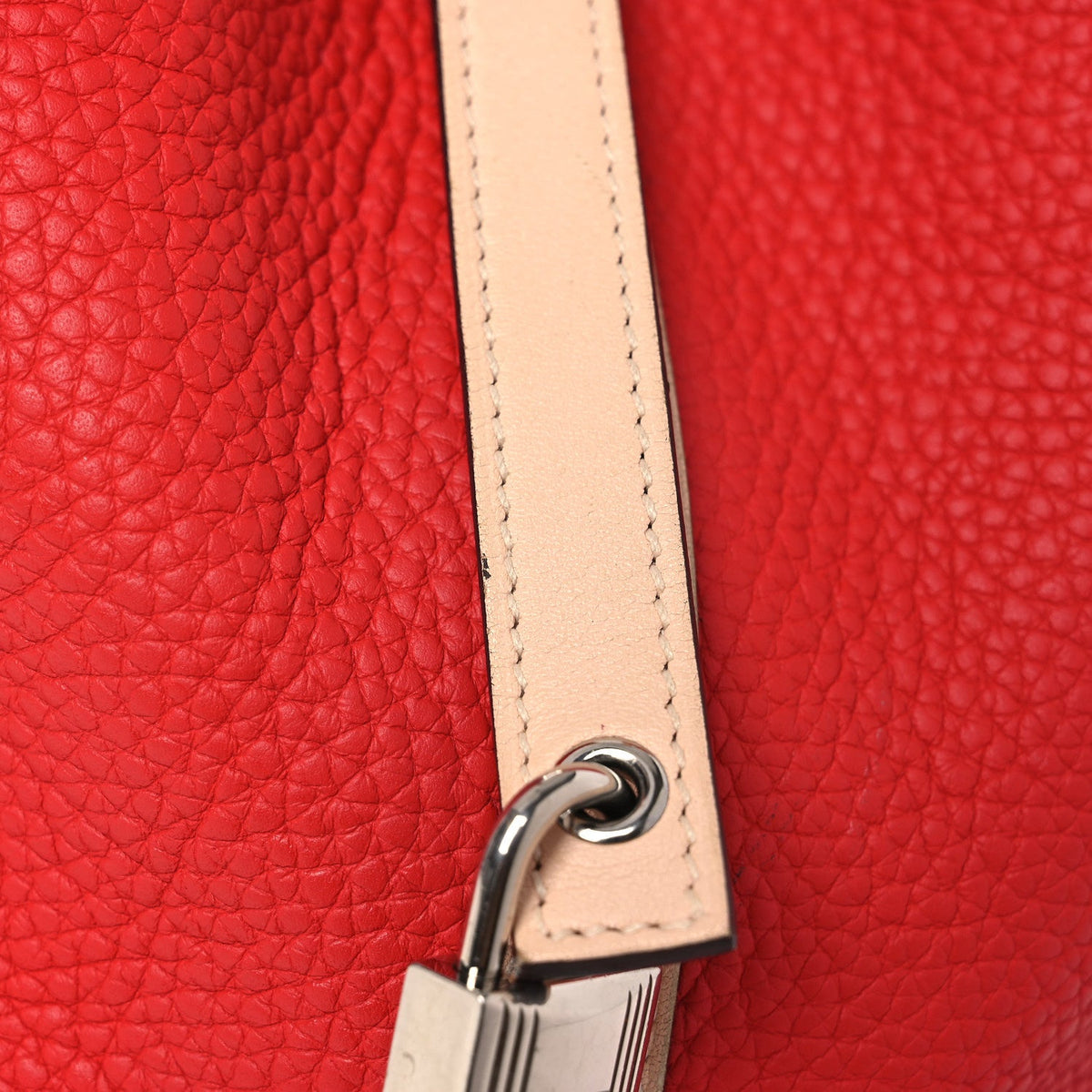Taurillon Clemence Swift Eclat Picotin L Handbag
