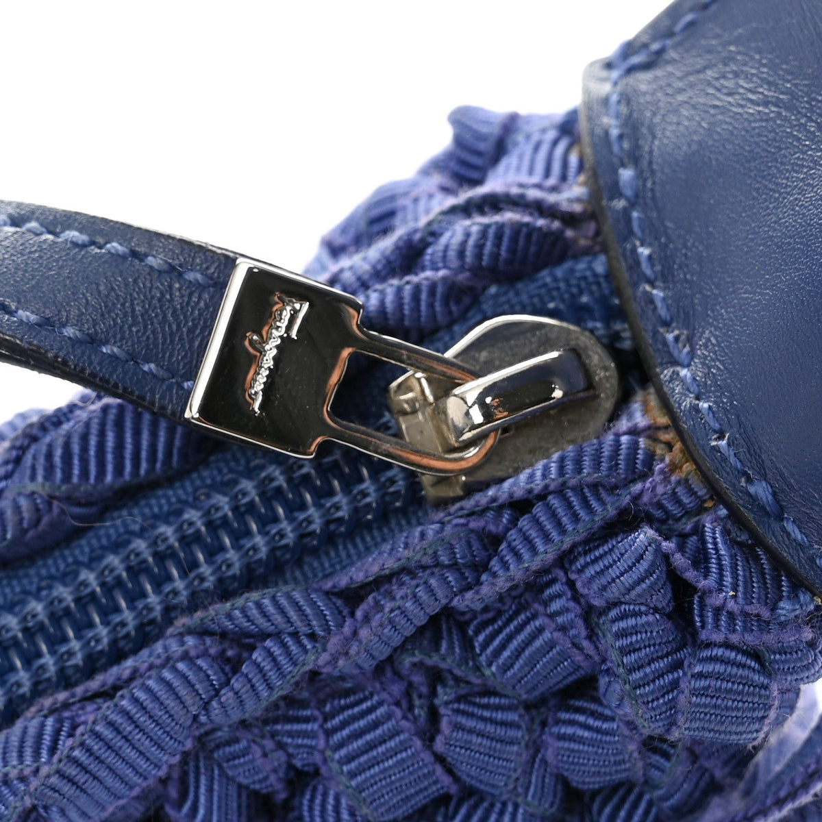 Canvas Shoulder Bag - Blue