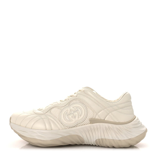 New Nappa Sombre Interlocking G Ripple Platform Sneakers 9.5 Off White