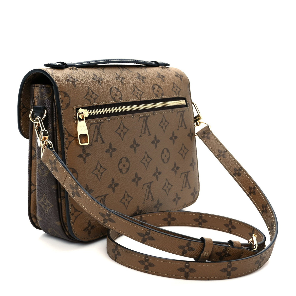 Reverse Monogram Pochette Metis Handbag