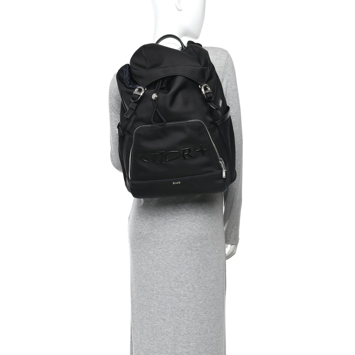 Nylon Backpack - Black