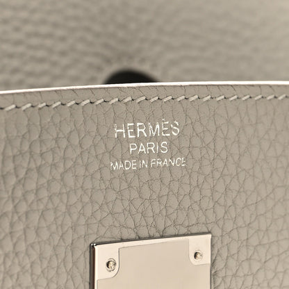 Togo Birkin 30 Gris Perle Handbag