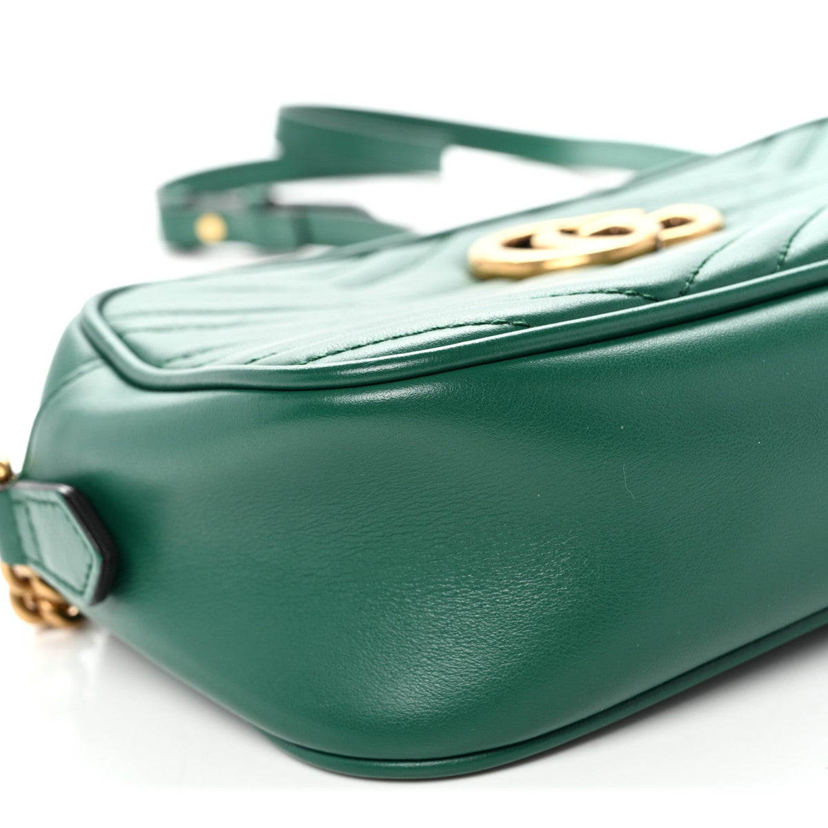 Small Calfskin Shoulder Bag - Green