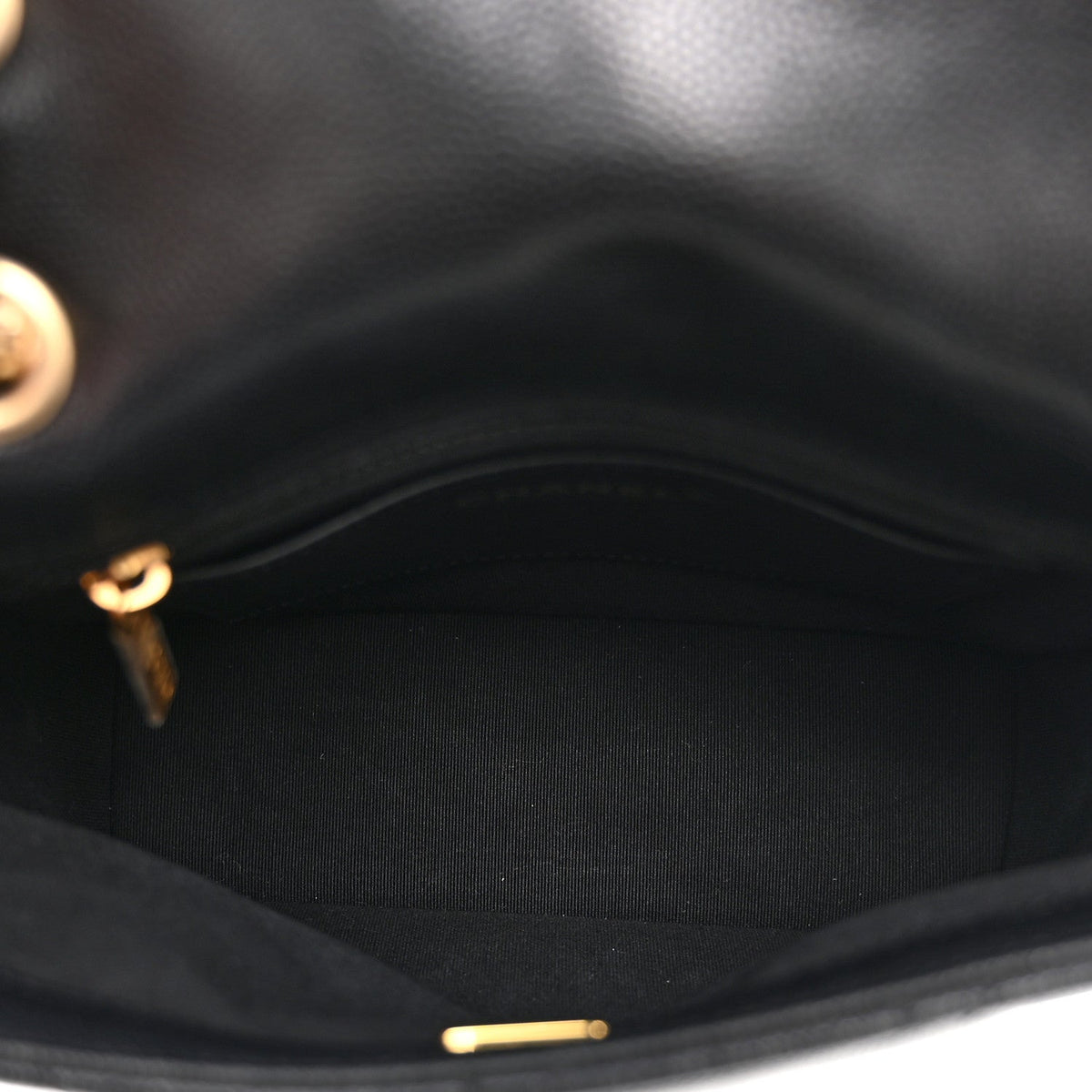 Quilted Caviar Backpack - Black