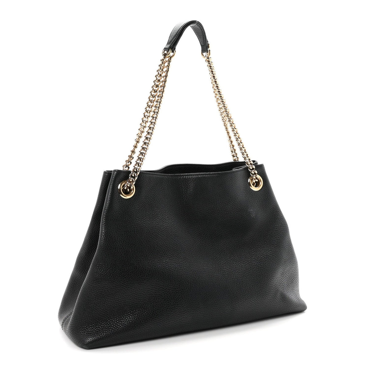 Medium Calfskin Shoulder Bag - Black