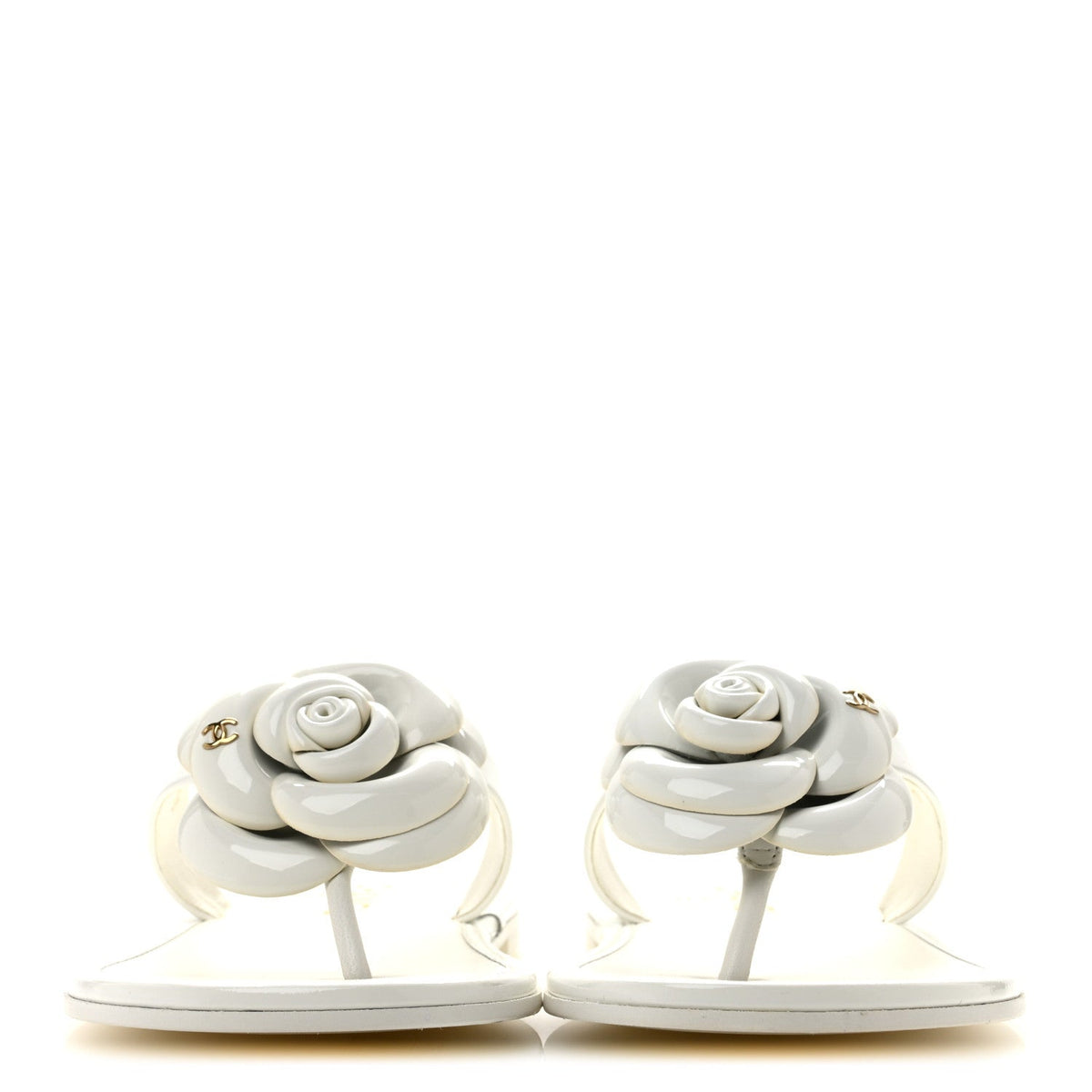 Chanel Patent Calfskin Camellia Women's Shoes