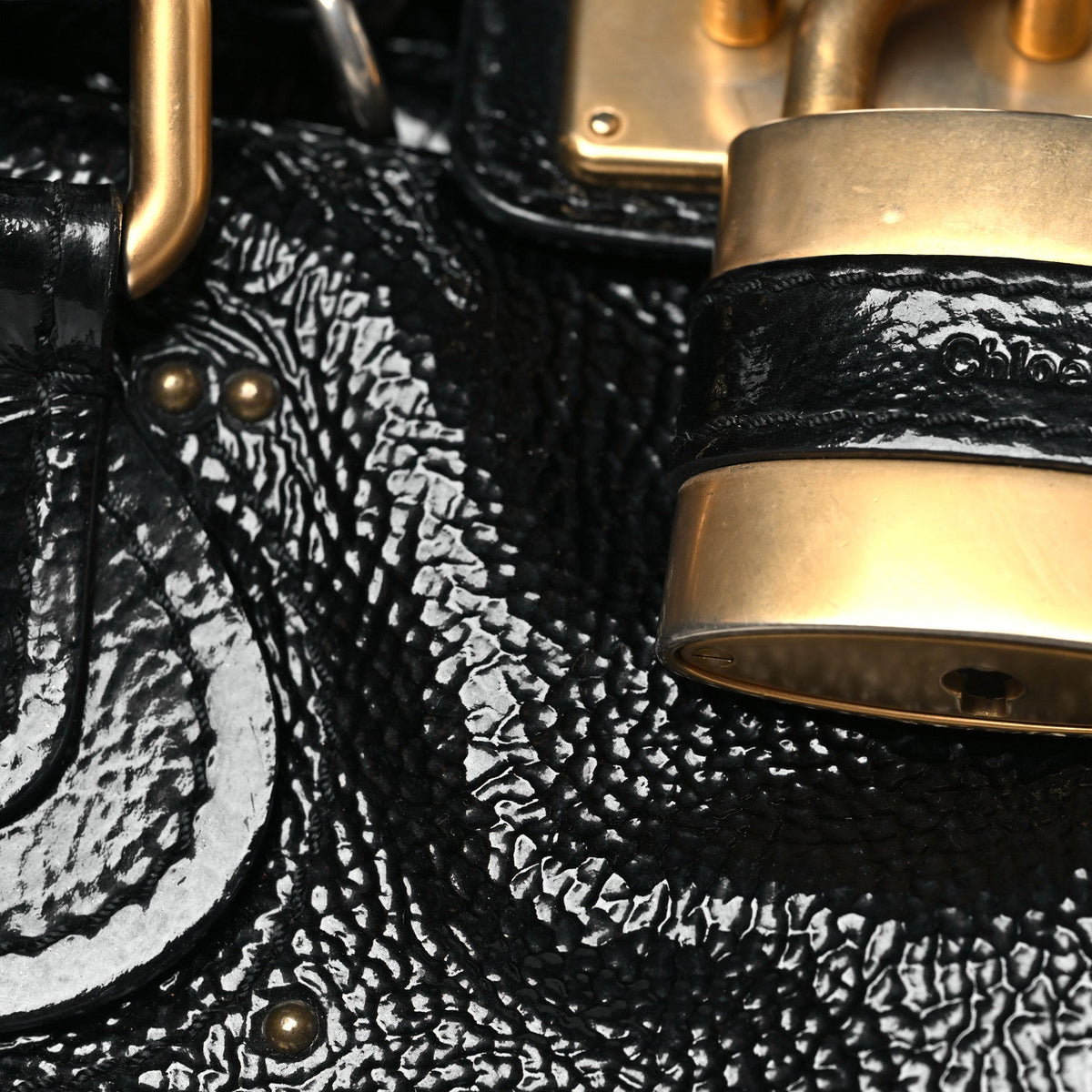 Medium Satchel Bag - Black