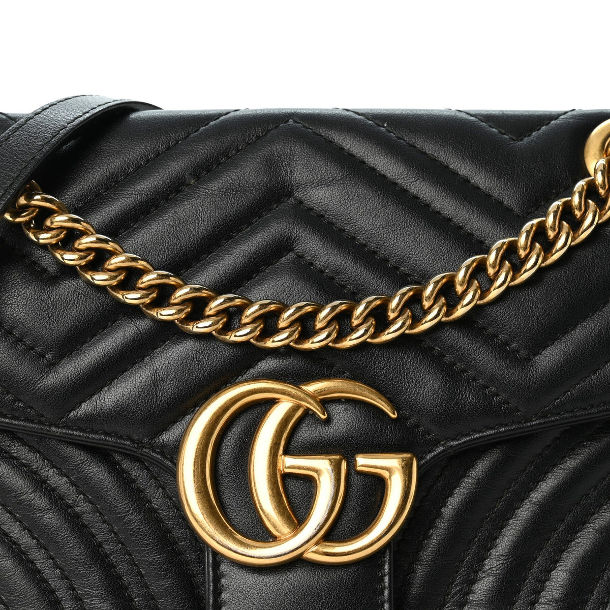 Small Calfskin Shoulder Bag - Black
