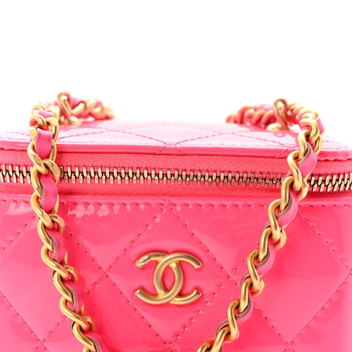 Mini Quilted Handbag - Pink