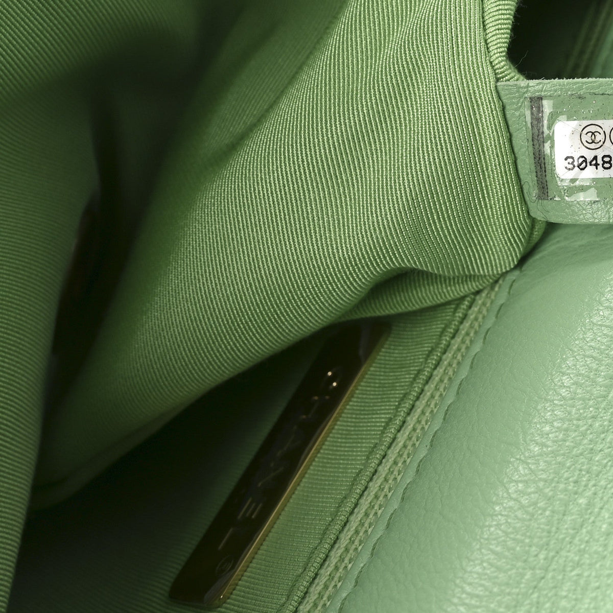 Medium Quilted Goatskin Flap Shoulder Bag - Light Green