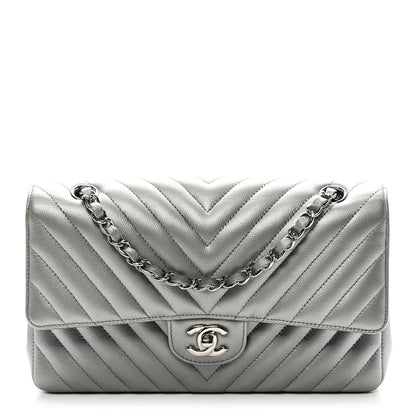 Medium Quilted Caviar Flap Shoulder Bag