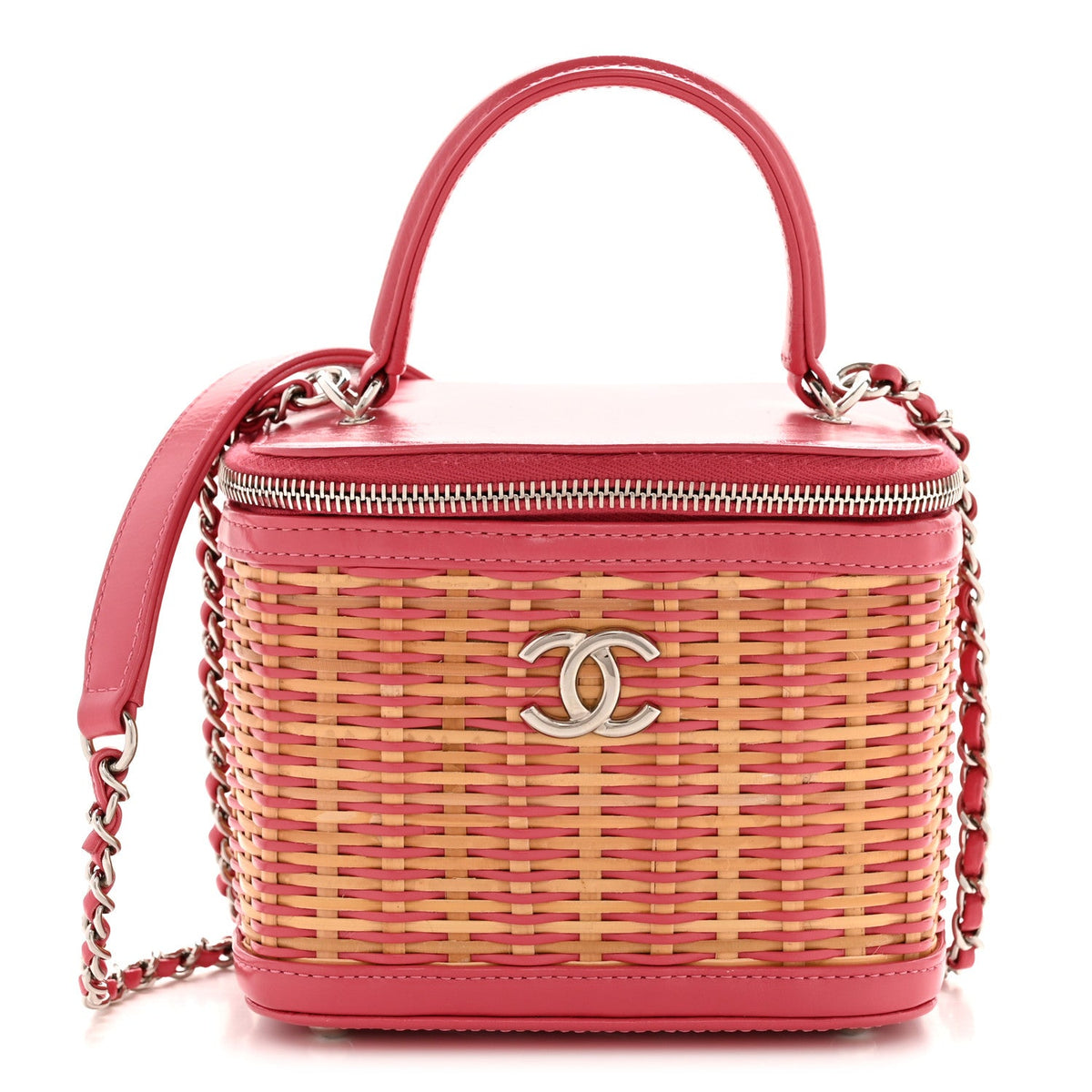 Small Calfskin Handbag - Pink