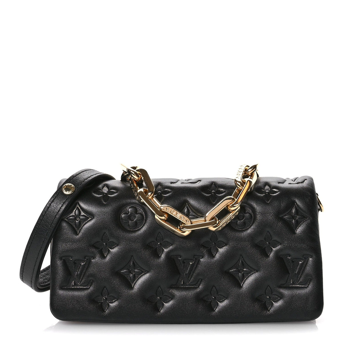 Lambskin Crossbody Bag - Black