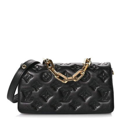 Lambskin Crossbody Bag - Black