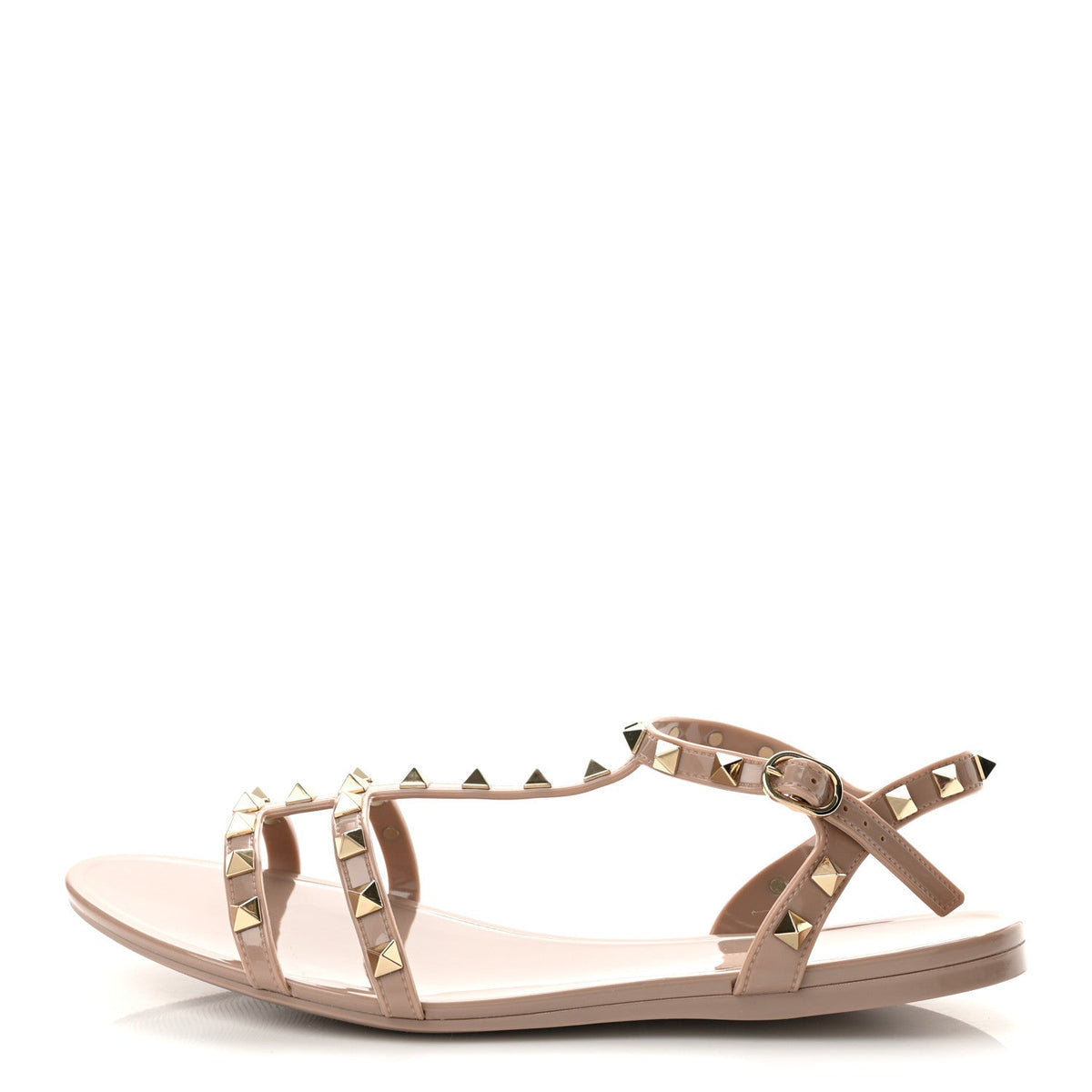 Garavanipvc Jelly Rockstud Caged Sandals Poudre
