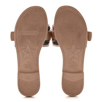 Christian Dior Canvas Women's Dior(e)volution Mule Sandals 41 Nude
