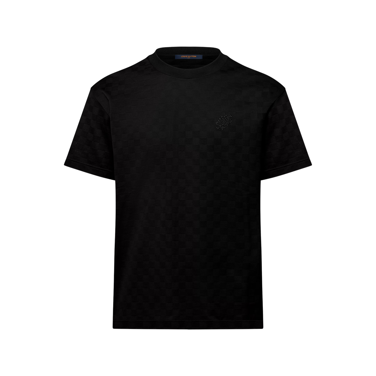 Men's Damier Cotton Pique T-Shirt