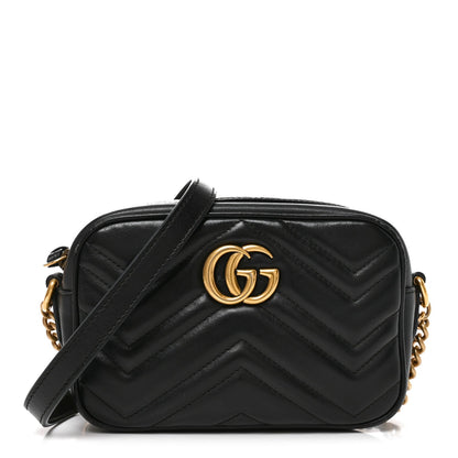 Small Calfskin Shoulder Bag - Black