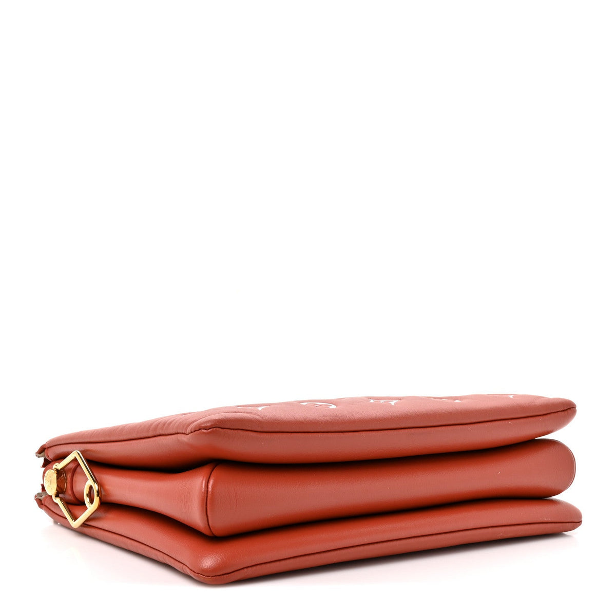Lambskin Handbag - Brown