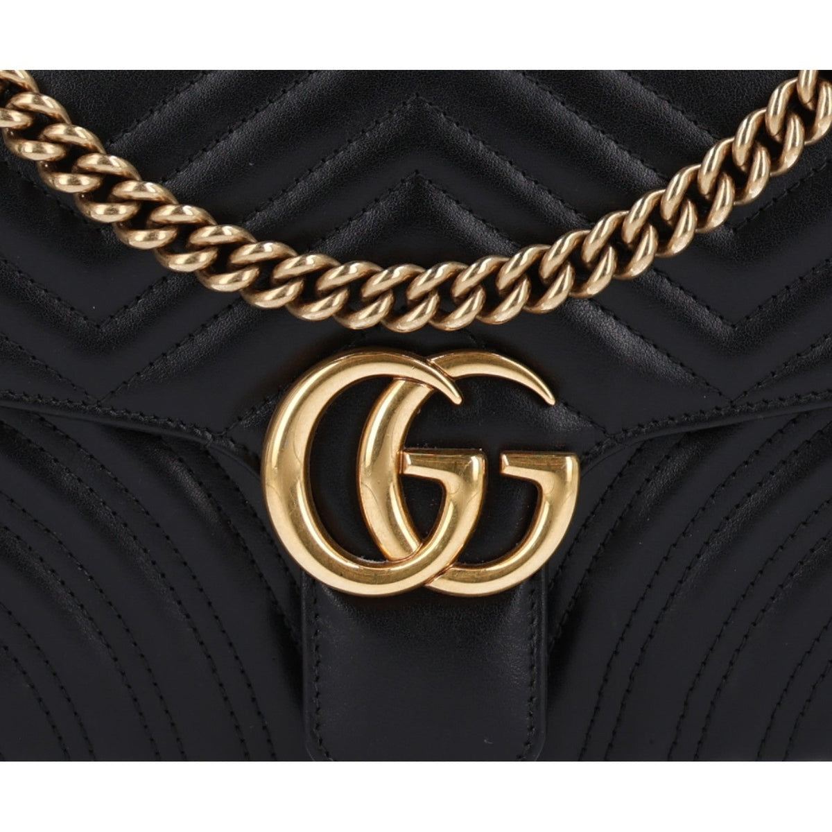 Small Calfskin Shoulder Bag - Black