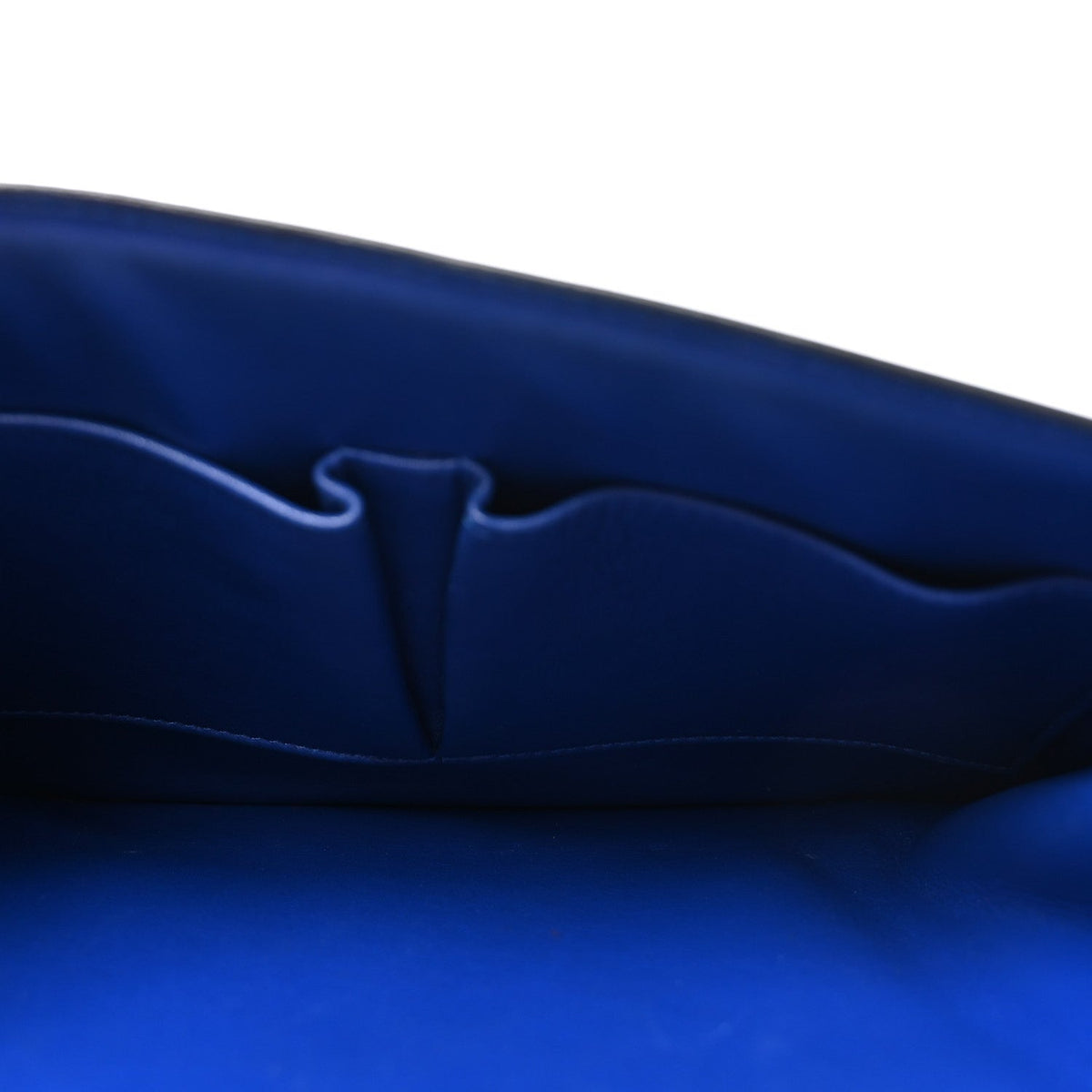 Medium Calfskin Flap Shoulder Bag - Blue