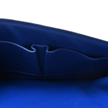 Medium Calfskin Flap Shoulder Bag - Blue