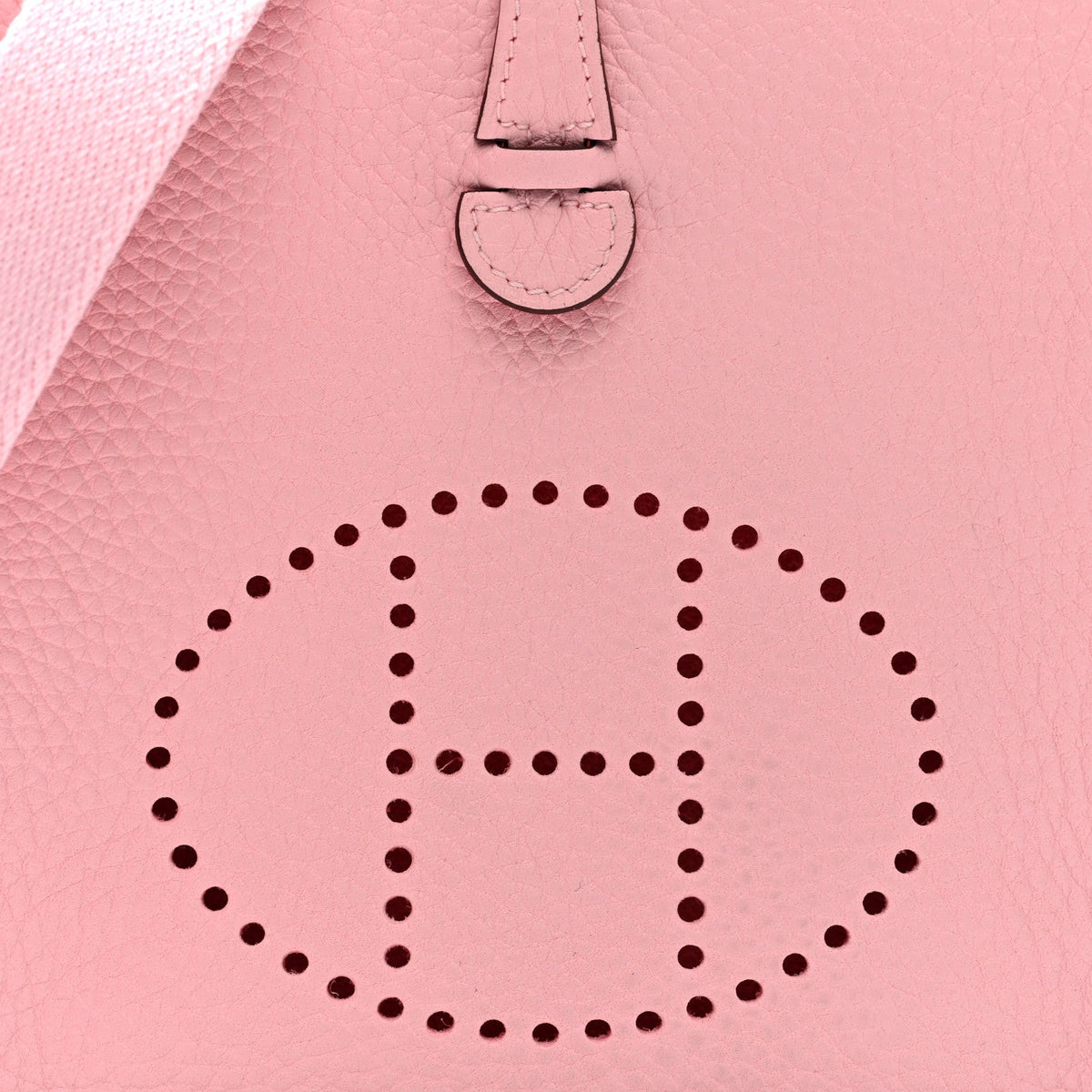 Taurillon Clemence Evelyne Tpm Rose Saku Handbag