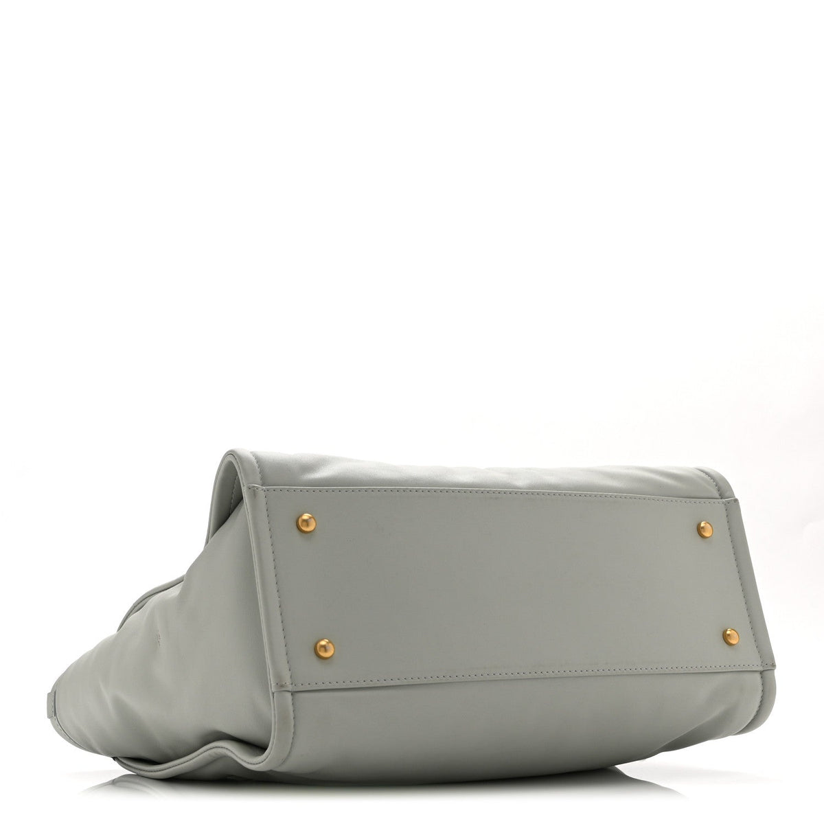 Small Calfskin Tote Bag - Grey