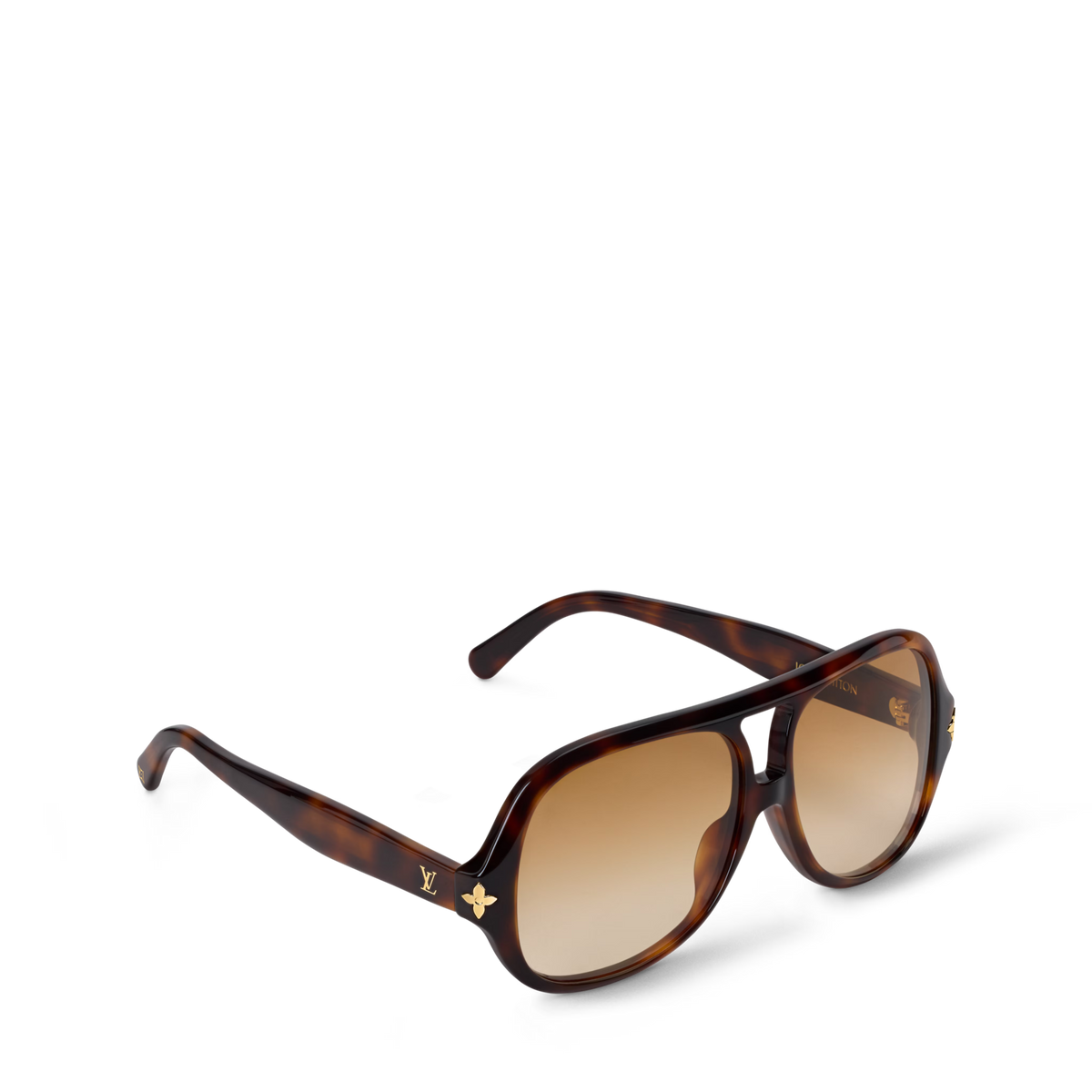 Women's Aura Flower Square Pilot Sunglasses